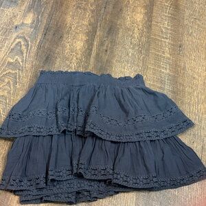 American Eagle Outfitters Black Tiered Skirt